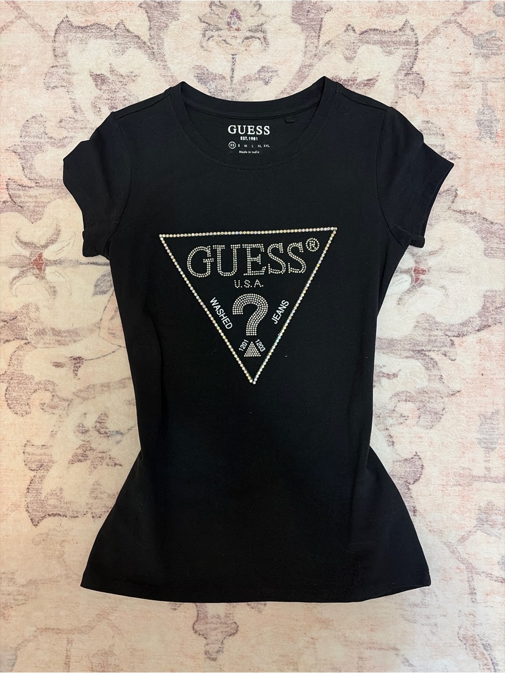 GUESS Rhinestone Tee